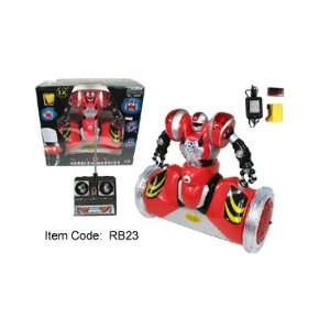  Rc Rolling Robot with Stunt Action & Light Toys & Games