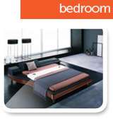 Japanese Modern Style Platform Bed   Opal  