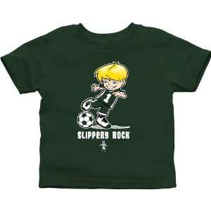  Slippery Rock Pride Toddler Boys Soccer T Shirt   Green 