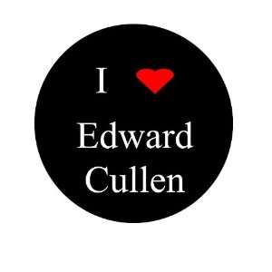    1.25 Twilight I Love Edward Cullen Button/pin: Everything Else
