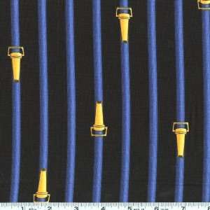  45 Wide Michael Miller Hose Stripe Black Fabric By The 