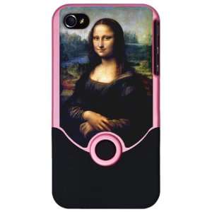 iPhone 4 or 4S Slider Case Pink Mona Lisa HD by Leonardo da Vinci aka 