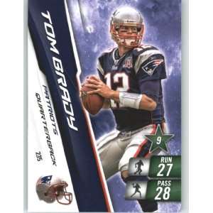 : 2010 Panini Adrenalyn XL NFL Football Trading Card # 235 Tom Brady 