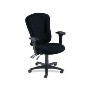  Lorell Accord 66153 Fabric Swivel Task Chair   Black 