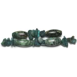  Beyond Beautiful Natural Beads 8x18mm Oval Green T [Office 
