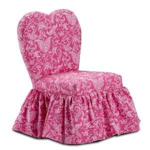    Sweetheart Chair   Small Paisley/Candy Pink