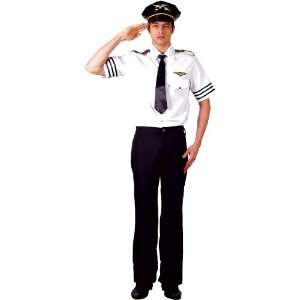  Hunky Airline Pilot Mens Fancy Dress Costume L [Toy]: Toys 