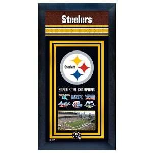  Pittsburgh Steelers Super Bowl Champions Framed Wall Art 