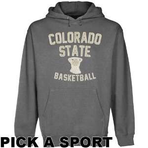  Colorado State Rams Legacy Pullover Hoodie   Gunmetal 