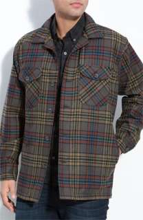 Pendleton Quilted Plaid Shirt Jacket  