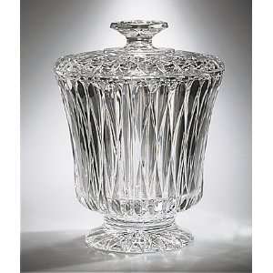  Crystal Cookie Jar   Chalet   10 inches