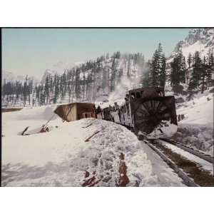  Reprint Colorado. Snow Shed and Snow Plow, Hagerman Pass 