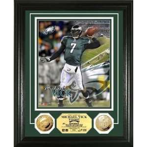 Michael Vick 24KT Gold Coin Photo Mint:  Sports & Outdoors