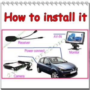Wireless Car Rear View Reverse Camera CAM Night Vision  
