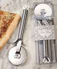 72   Amore Heart Design Stainless Steel Pizza Cutters   Wedding 