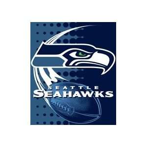  Northwest Seattle Seahawks Royal Plusch Raschel Blanket 