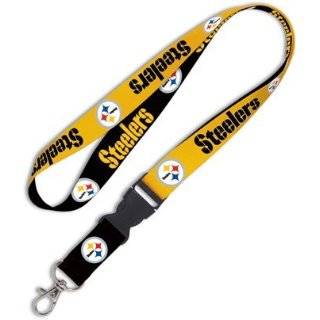  Pittsburgh Steelers Lanyard   Black: Sports & Outdoors