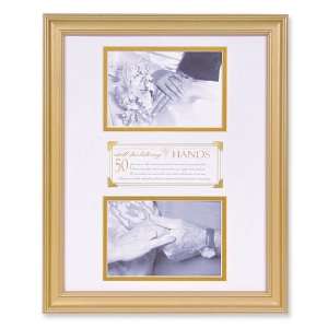   50th Anniversary Still Holding Hands Double 6x4 Photo Frame Jewelry