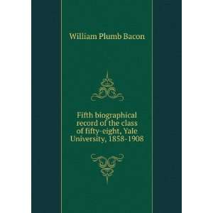  Fifth biographical record of the class of fifty eight, Yale 