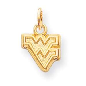    14k Gold Collegiate West Virginia University Charm Jewelry