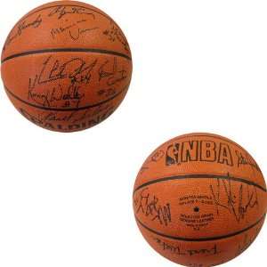    1990   1991 New York Knicks Autographed Basketball 