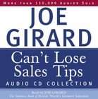Cant Lose Sales Tips by Joe Girard 2002, Abridged, Compact Disc 