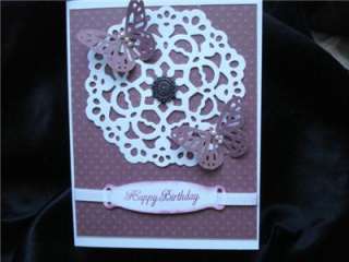   Card Quickutz Antique Doily Spellbinders Stampin Up Martha Ste  