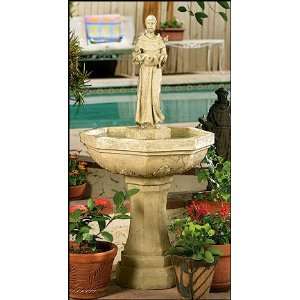   St Francis Garden Sculptural Fountain Saint 