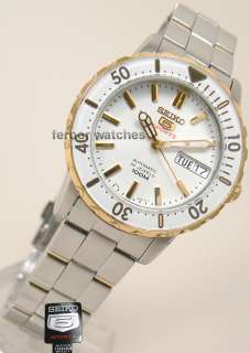 SEIKO 5 LADY AUTOMATIC SPORTS TWO TONE 100m SRP194 SRP194K1  