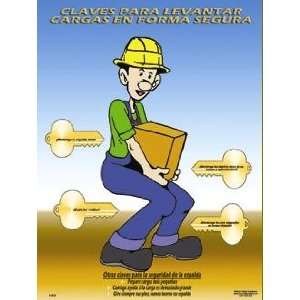 National Safety Compliance Keys To Back Laminated Safety Poster, 18 x 