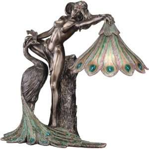    The Peacock Goddess Illuminated Sculpture