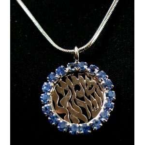   Blue Zircons Kabbalah Necklace Evil Eye Charm Arts, Crafts & Sewing