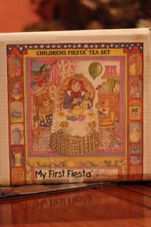   Fiesta Ware My First Fiesta Childs Tea Set NIB!!! 094922169716  