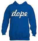 Mac Miller Most Dope Blue Script Hoodie Sweatshirt