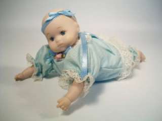 Unmarked Hard Plastic Doll Baby Doll Unusual Pose Laying Down  