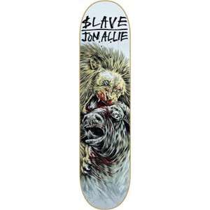  Slave Allie Wild Kingdom Skateboard Deck   8.25: Sports 