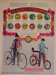 BIKE AD>1971 Raleigh Chopper 3~Speed Boys Bicycles~ZODIAC  