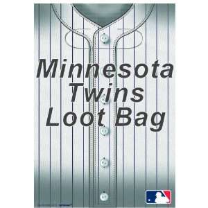  Minnesota Twins Baseball Party Loot Bag: Kitchen & Dining