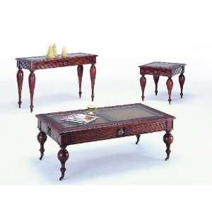  Tai Princeton 3 Pc Occasional Table Set Cocktail Table, 2 End Tables 