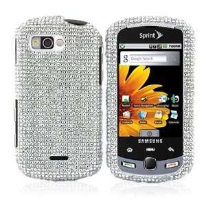 for Samsung Moment Bling Accessory Bundle SILVER GEMS 