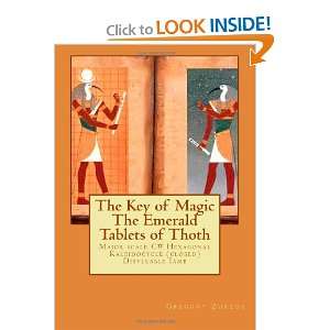  The Key of Magic The Emerald Tablets of Thoth Major scale 