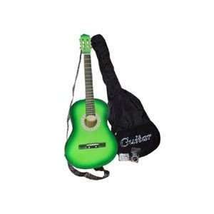  Green Acoustic Guitar Set 