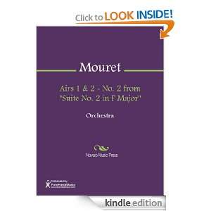 Airs 1 & 2   No. 2 from Suite No. 2 in F Major Sheet Music Jean 