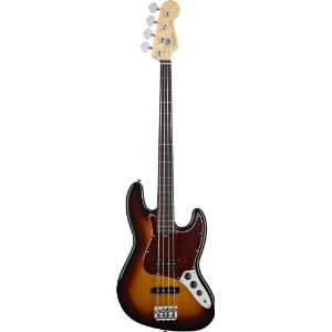  Fender American Standard Jazz Bass® Fretless, 3 Tone 