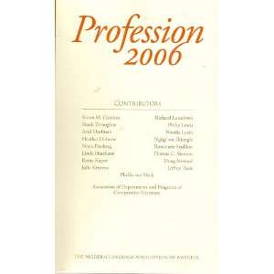  Profession 2006 Association of Departments and Programs 
