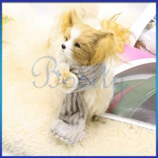 Puppy Pet Dog Winter Scarf Neck Wrap Fuzzy Neckerchief Shawl Fashion w 