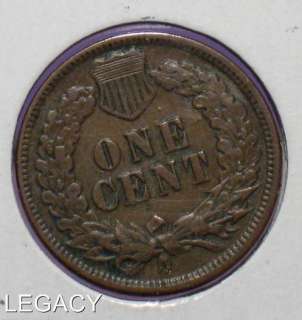 1873 INDIAN HEAD CENT SCARCE DATE PENNY OPEN 3 (GGS+  