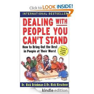   Worst Dr. Rick Brinkman, Dr. Rick Kirschner  Kindle Store