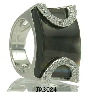 White Mother of Pearl Ring JR3024MO Size 10 (Also in 5 8 9)  