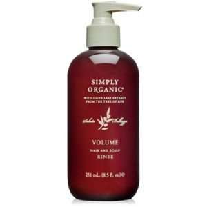  Simply Organic Volume Hair & Scalp Rinse 8 fl oz Beauty